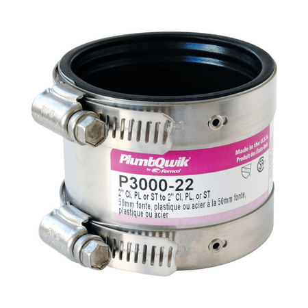 FERNCO COUPLING SHIELDED 2""X2"" P3000-22